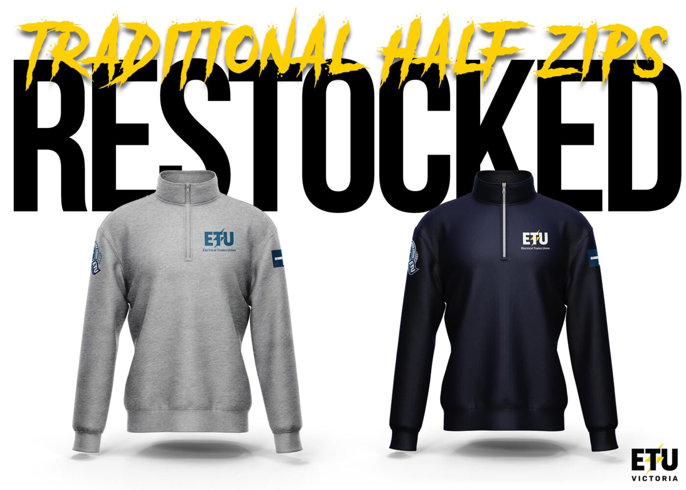 TRADITIONAL Half Zips Restocked